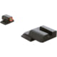 AmeriGlo Tritium Night Sight Set, M&amp;P Shield, ProGlo Front Orange Outline, Black Rear SW-443