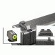 AmeriGlo Tritium Front Tritium Rear Fits Glock 20,21,29,30,31,32,36 ProGlo Circle, LumiLime Front with Black Claw Rear GL-445