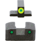 AmeriGlo Trooper Sets for Springfield Hellcat OSP w/Green Tritium LumiGreen Outline Front/ Green Tritium Black Outline Rear, SA-819