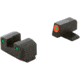 AmeriGlo Trooper Sets for Springfield Hellcat OSP w/Green Tritium Orange Outline Front/ Green Tritium Black Outline Rear, SA-816
