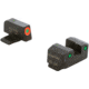 AmeriGlo Trooper Sets for Springfield Hellcat OSP w/Green Tritium Orange Outline Front/ Green Tritium Black Outline Rear, SA-816