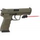 ArmaLaser GTO/FLX Finger Touch Red Laser Sight for HK45, Black, GTOFLX14
