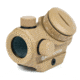 AT3 Tactical 1x23mm Micro Red Dot Reflex Sight, 2 MOA Red Dot, No Riser, Flat Dark Earth, No Riser, RD-50-0-FDE