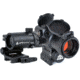 AT3 Tactical 4x Magnified Red Dot with Laser Sight Kit, Red Dot, Red Laser Sight &amp; 4x Magnifier, LEOS-4XRDM-KIT