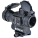 AT3 Tactical LEOS Red Dot Sight with Integrated Laser Sight &amp; Riser, Red Laser, AT3-LEOS
