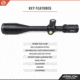 Athlon Optics Argos BTR Gen II Rifle Scope, 10-40x56mm, 30mm Tube, SFP, BLR SFP MOA Reticle, 6061-T6, Matte, Black, 214071
