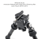 Atlas V8 Bipod, 5-9.4in Height Range, Area 419 ARCALOCK Clamp, Black, BT10NCPLUSA419ARCALK