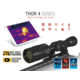 ATN ThOR 4 Thermal Smart HD Rifle Scope 4-40x75mm, 30mm Tube, Black, TIWST4644A