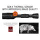 ATN ThOR 4 Thermal Smart HD Rifle Scope 4-40x75mm, 30mm Tube, Black, TIWST4644A