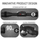 ATN Thor 5 LRF 3-24x 640x480 12 Micron Smart HD Thermal Rifle Scope, 30mm Tube w/ Gen 5 Sensor, Multiple Patterns &amp; Color Options Reticle, Black, TIWST5635LRF