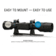 ATN X-Sight LTV Day/Night Hunting Rifle Scope, 5-15x50mm, Multiple Reticles, Black, DGWSXS515LTV