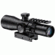 Barska 3-9x42 IR Contour Rifle Scope w/ Accessory Rail Mount, 1/4 MOA, 1 in Scope Tube, Black AC12468