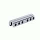 Model 169 4in Long Tri-Mount Dovetail Riser Mount,Silver