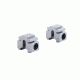 Model 181 .6in Long Tri-Mount Dovetail Riser Mount,Silver