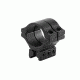 Model 305 1.263in Long Double Strap Dovetail Ring,Low,Single,Matte Black