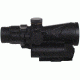 BROWE 4x32 Combat Optic Rifle Scope, 5.56mm Chevron, Red, Black, BCO-001