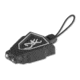 Browning Zipper Pull Keychain White Black Label Flashlight,1 White LED 13 Lumens, 1 Red LED 3 Lumens 3713385