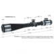 BSA Optics 4.5-14x50 with Deer Reticle Majestic Rifle Scope - dimensions