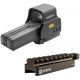 EOTech Holographic Weapon Sight, Non-Night Vision Compatible 518.A65 w/ Kinetic Development Group SIDELOK Universal Scope Riser