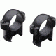 Burris Zee 1in Steel Rifle Scope Rings - Low, Black Matte, 420083