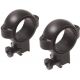 Burris Signature Airgun/Rimfire .22 1 Inch Rifle Scope High Ring Pair - Matte Black, 420556