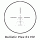 Burris Ballistic Plex E1 MV Reticle