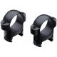 Burris Zee 1in Steel Rifle Scope Rings - Medium, Black Gloss, 420081