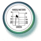 Carson HawkEye Golf Monocular - reticle view