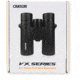 Carson Optical VX Series 8x33mm Porro Prism Binoculars, Black, VX-833