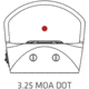EDEMO Crimson Trace CTS-1250 Red Dot Sight 1x, 3.25 MOA Red Dot Reticle, Black, 01-00560, EDEMO4