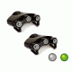 Cyclops Orion Hat Clip Light 3 LED 2 Pack w/ White and Green LEDS CYC-HC1WGPK