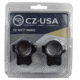 CZ 40086 CZ457 Dovetail Rings 457/455, Matte Black, 1in Medium