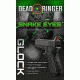 Dead Deer DR4576 GP3 F&amp;R Snake Eyes Tritium Fits Glock Sight 3Dot