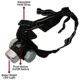 Dorcy 1 Watt- 3AAA Metal Gear LED Headlight w/ Batteries 41-2091