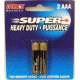Dorcy AAA Mastercell Heavy Duty Batteries - 2 Per Card 41-1505