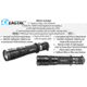 Eagtac USB Rechargeable T25LR XHP35 HI 385 Meter Tactical Flashlight KIT, Black, Medium, T25LRHIKIT