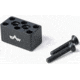 EAW German Tactical Mount Elevation Block, Hole Distance 10mm, Angeled Mount, Height 15mm, Black, 60007