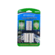 Eneloop Sanyo Rechargeable AA Batteries with Spacers, White, SEC-NCS-C2AAN