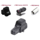 Eotech Law Enforcement Holographic Weapon Sight 556.A65/1 with ScopeCoat Opticsplanet Protective Cover, Eotech G23FTS Magnifier and Surefire 123 SF2-CB Batteries
