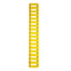 ERGO 18-Slot Ladder Low-Pro Rail Cover, Single, Yellow, 4373-YL