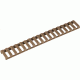 ERGO Grips 18-Slot Ladder Lowpro Rail Cover, Single, Coyote Brown, 4373-CB
