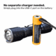 Fenix Lighting TK17 Lithium Ion 3600 Lumens CREE XHP50.3 HD Flashlight, Black, TK17XHBK