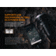 Fenix Rechargeable 12k Lumen Flashlight, LR40RXBK