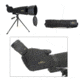Galileo G-90SP 30-90x90mm Zoom Spottig Scope w/Smartphone Adapter and Shoulder Case, Black, NSN N, G-90SP