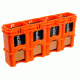 GG&amp;G Battery Caddy 9Volt,Pack of 4,Orange GGG-1491