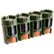 GG&amp;G Battery Caddy C,Pack of 4,Green GGG-1484