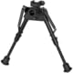 Harris Engineering Notch Picatinny Sporting BiPod with Hinged Base, 6-9 in, Black, S-BRMP