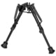 Harris Engineering Rotate Self Level Sporting BiPod with Solid Base, Black, 6-9 in, Black, 1A2-BR2
