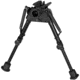 Harris Engineering Sporting BiPod Rotate Self Leveling with Hinged Base, 6-9 in, Black, S-BR2