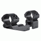 Hawke Sport Optics 1in Weaver High 2in Extension Rifle Scope Rings - 2-Pieces, Black, 22125